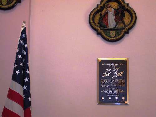 Plaque San Giovanni Chapel